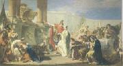 PITTONI, Giambattista Polyxenes Sacrificing to the Gods of Achilles (mk05) oil painting artist